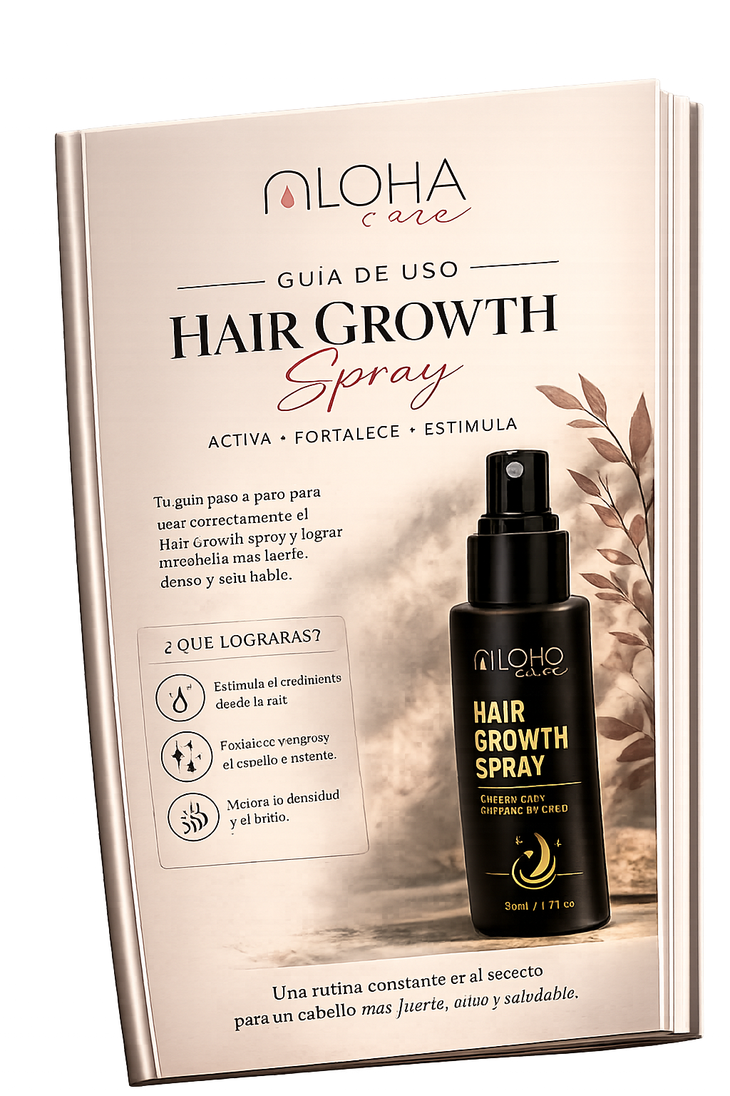 Guía de uso Premium - Hair Growth