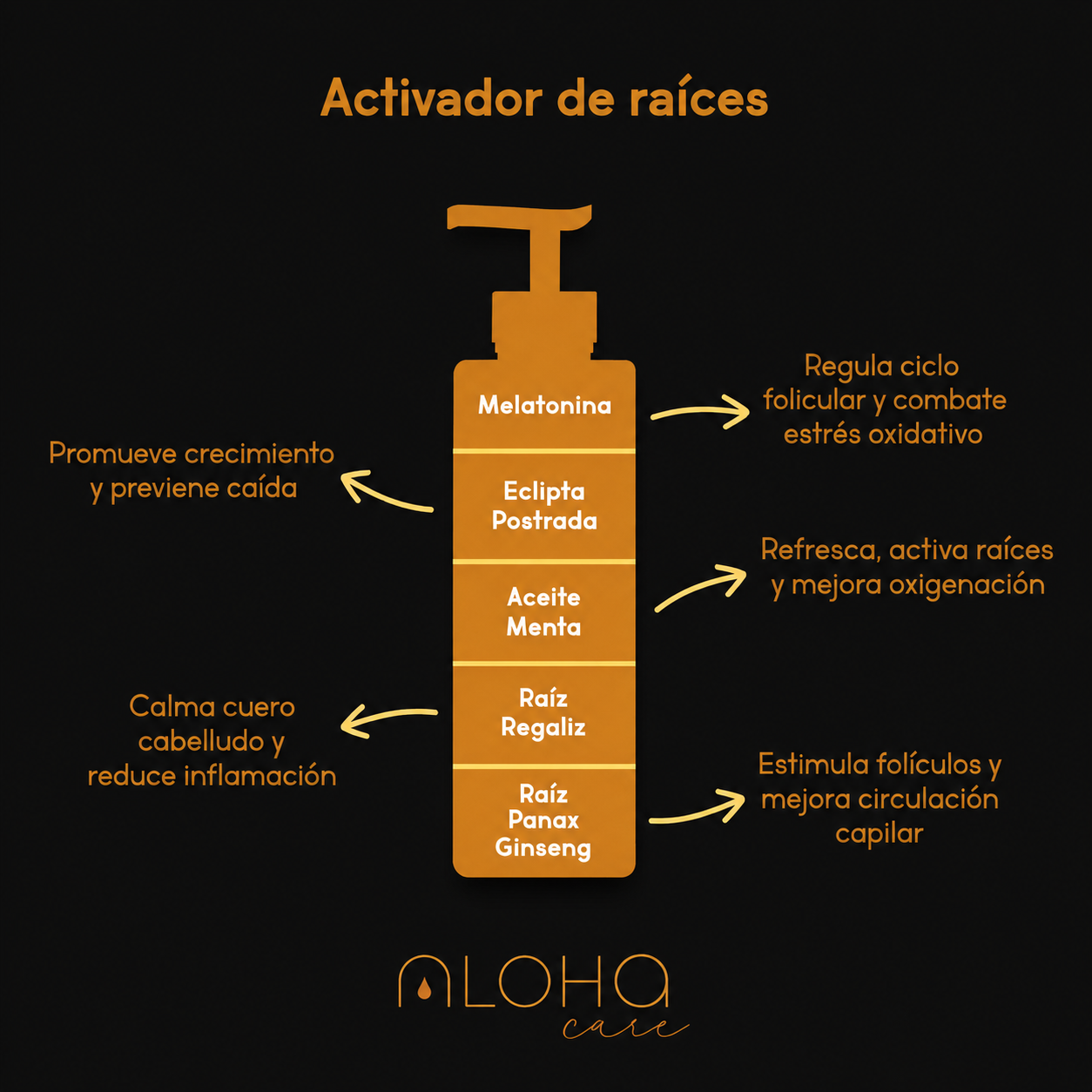 Aloha Care -Shampoo Anticaída Capilar -